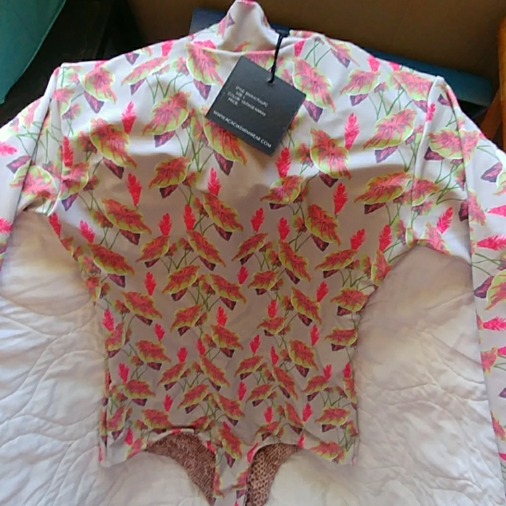 Womans acacia long sleeve full piece one piece
